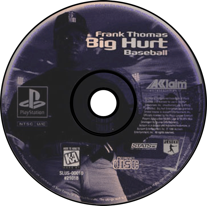Frank Thomas Big Hurt Baseball media 7 for Playstation